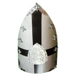 Collector’s medieval shield with black cross and Royal Arms